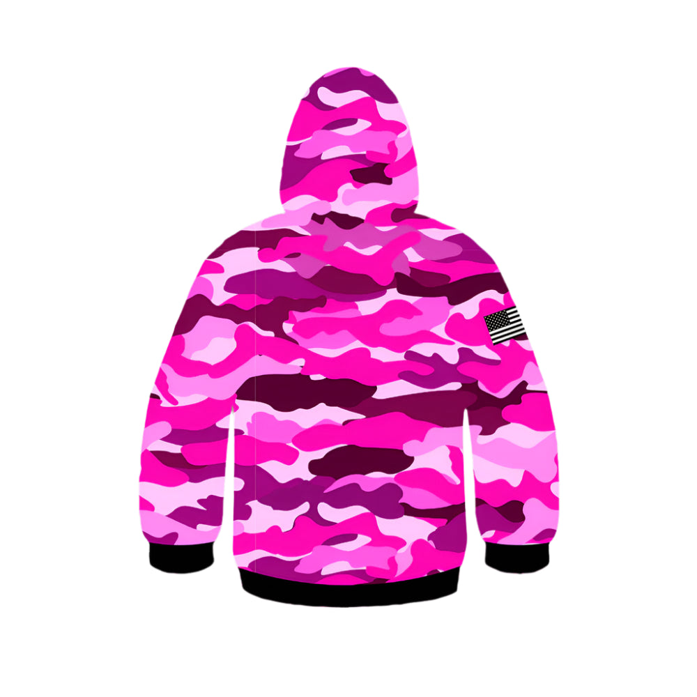 Pink Camo Hoodie