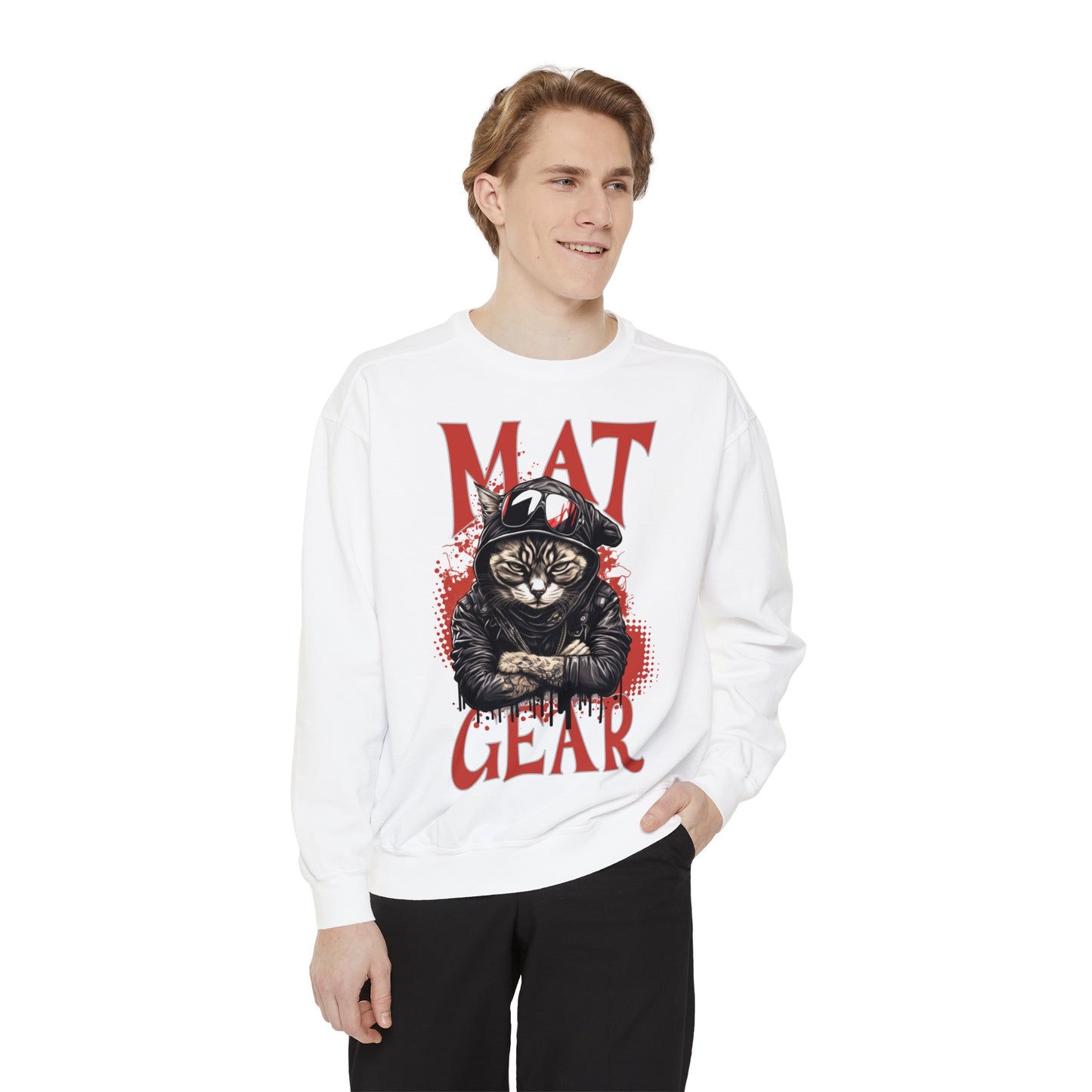 Mat Gear Punk Cat Sweatshirt