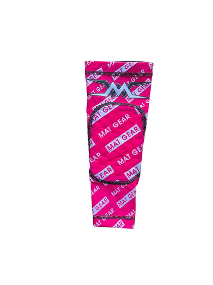 Logo Pink and White Knee Sleeve