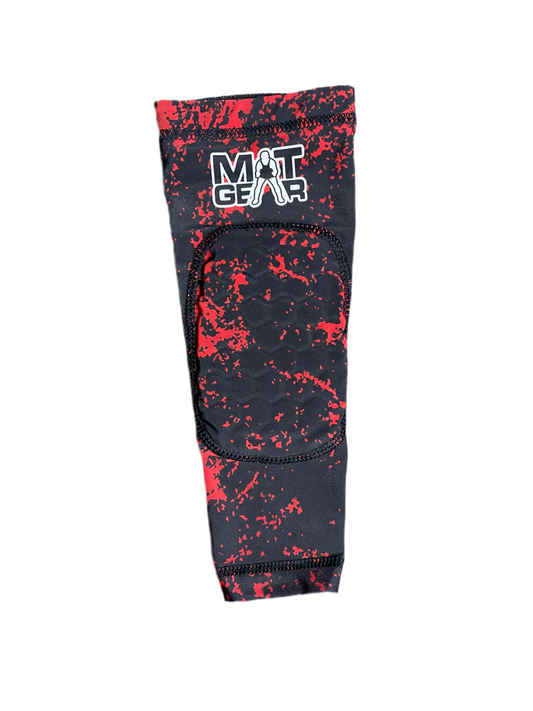 Distressed Red Knee Sleeve