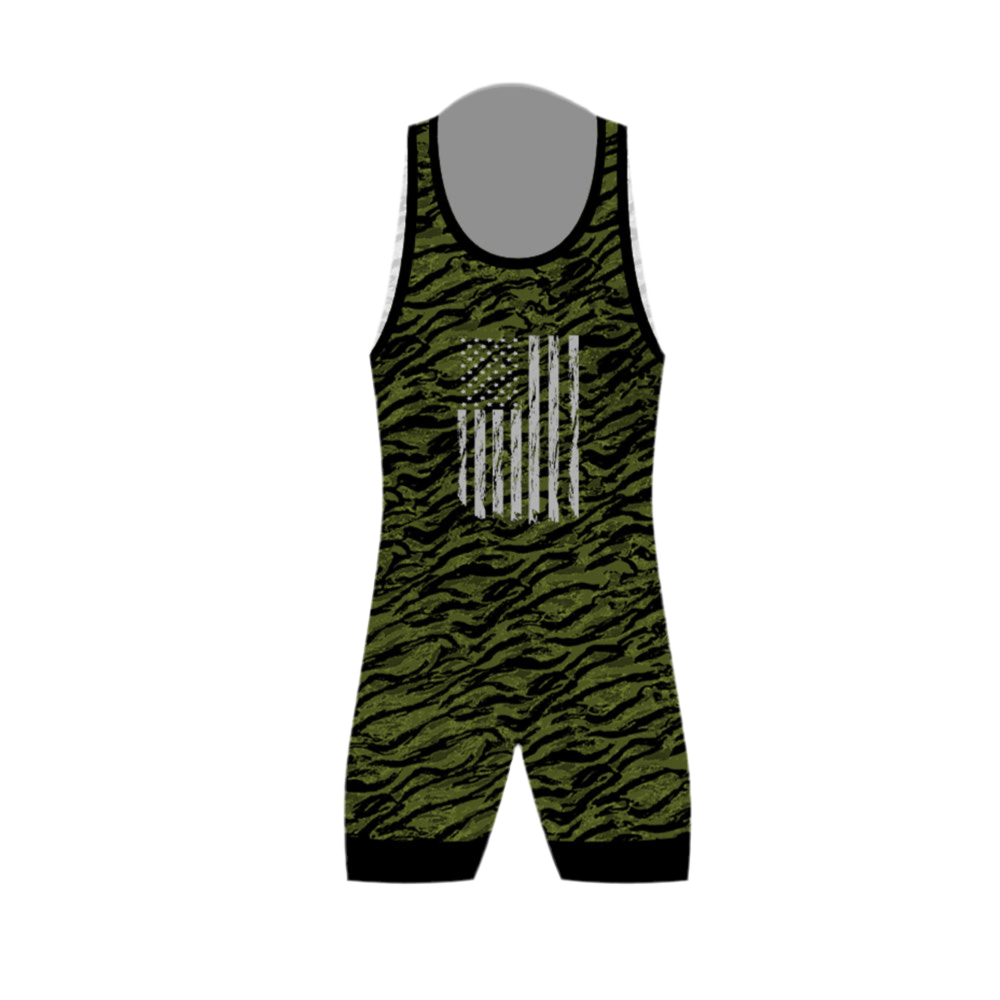 Jungle Wrestling Singlet