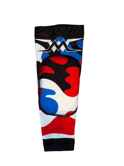 Red, Black, and White Camo Knee Sleeve