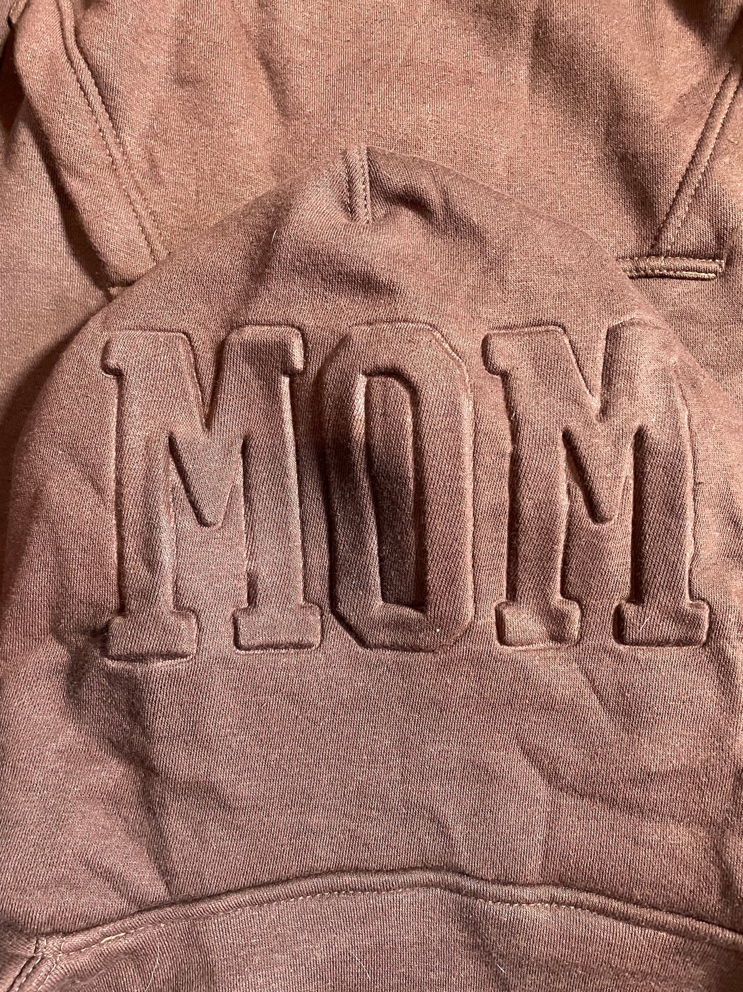 Embossed Wrestling Mom Hoodie