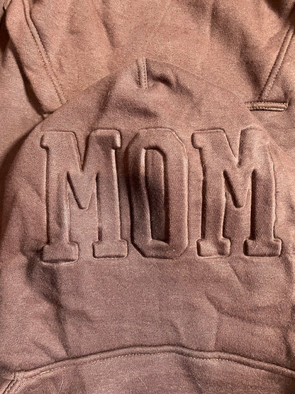 Embossed Wrestling Mom Hoodie