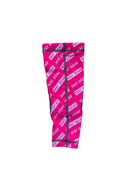 Logo Pink and White Knee Sleeve