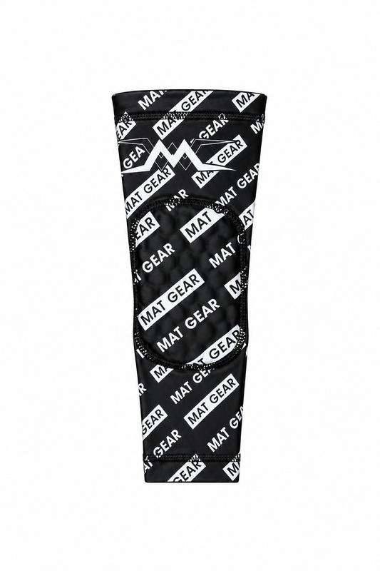 Logo Black and White Knee Sleeve
