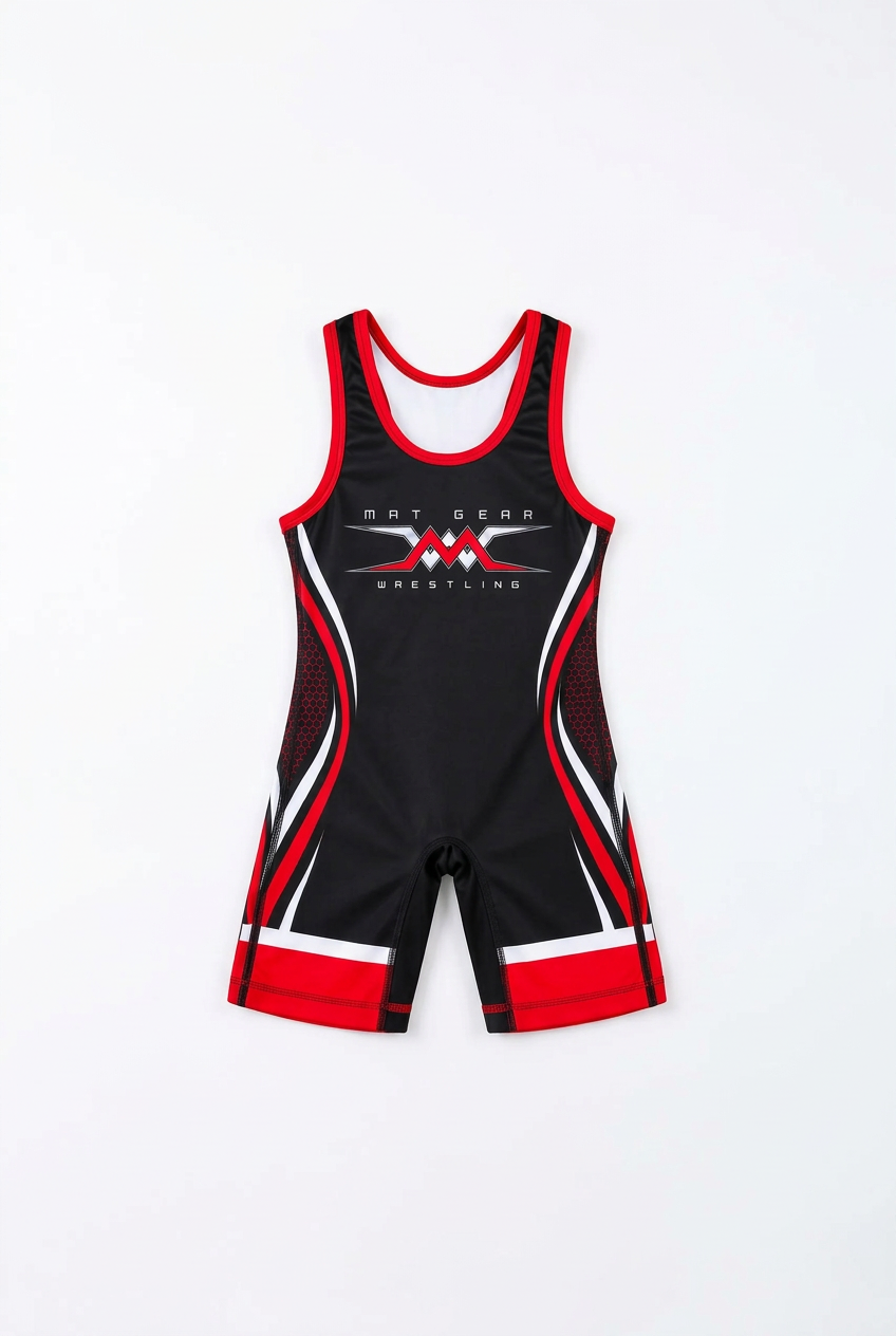 Black and Red Singlet