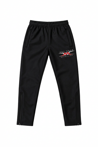 Black and Red Fleece Pant