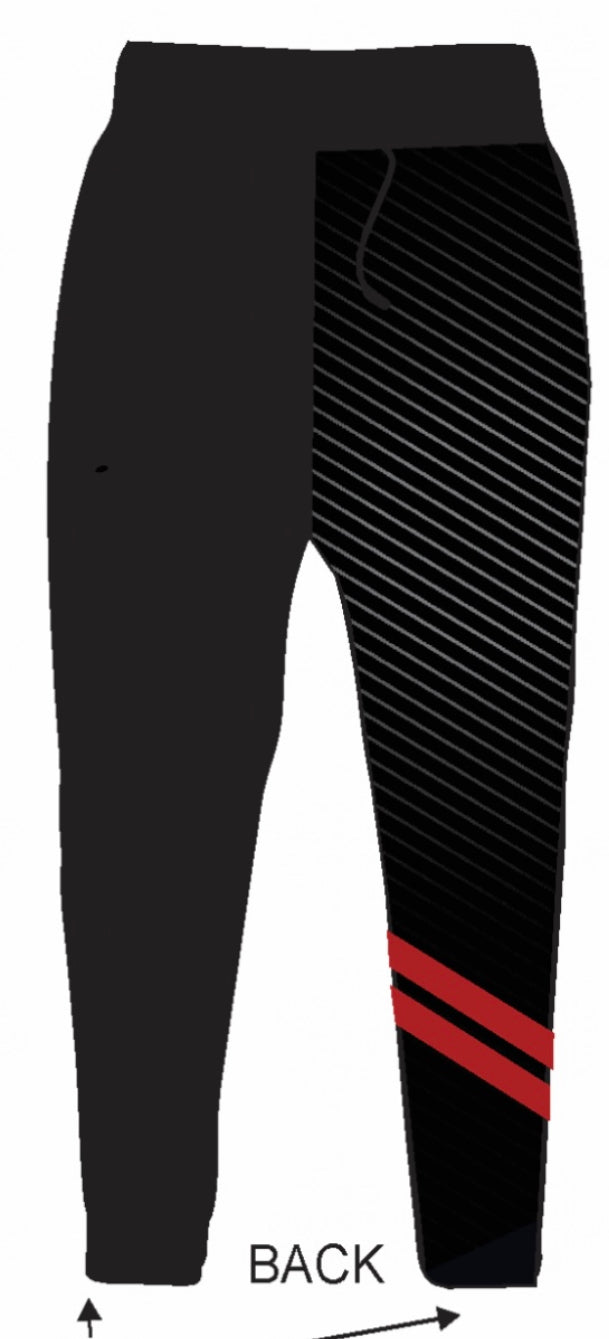 Cabot Sublimated Wrestling Sweatpant with zipper