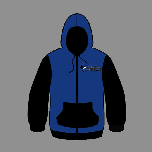 Bluebirds Front Zip Hoodie