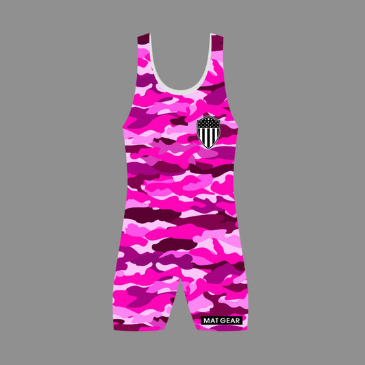 Pink Camo Women's Singlet