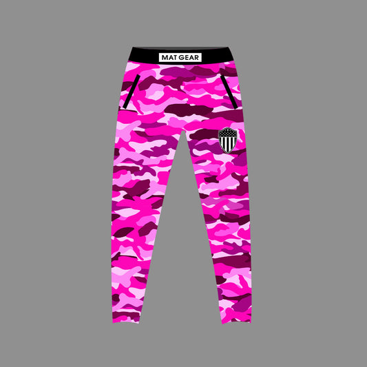 Pink Camo Wrestling Pant