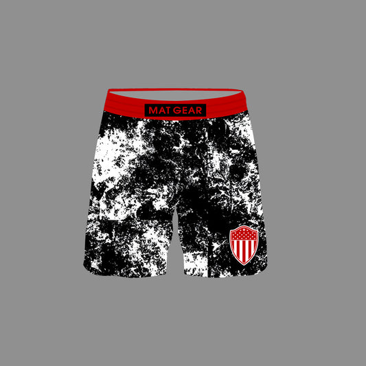 Distressed Mat Gear Wrestling Shorts