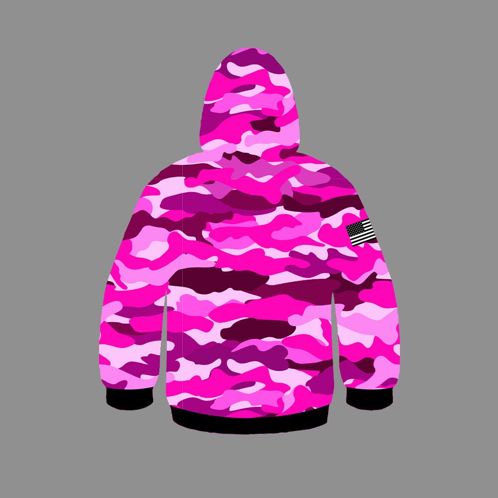 Pink Camo Hoodie